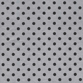 Counter rolls gift wrapping paper silver with black dots with pressed stripes, rolls of 50 meters, choose at least 4 articles in an assortment box.
 