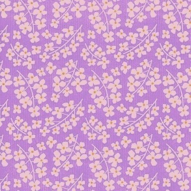 Counter rolls gift wrapping paper daisies with lavender colored background on strong white ribbed paper.
 