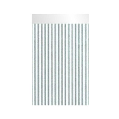 Gift bags white with silver lines and 2 cm flap on strong white paper
 