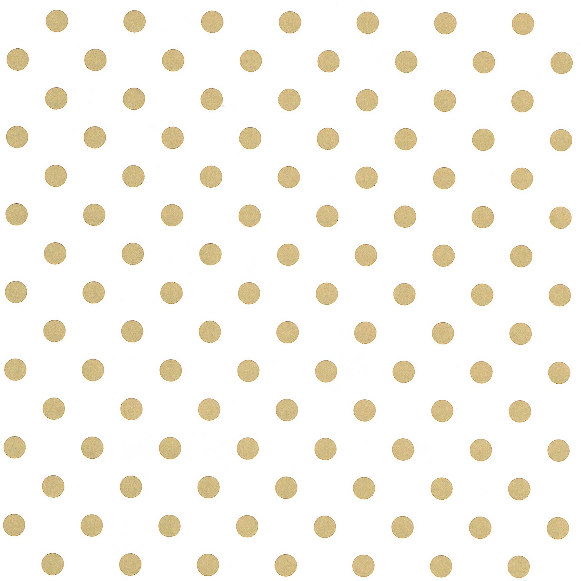 Gift wrapping paper golden dots on strong white paper.
 