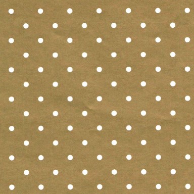 Gift wrapping paper gold with white dots on strong white paper.
 