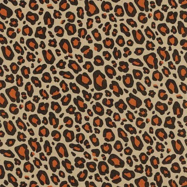 Gift paper counter roll, with leopard print on ribbed brown kraft paper, rolls of 50 meters, choose at least 4 articles in an assortment box.
 