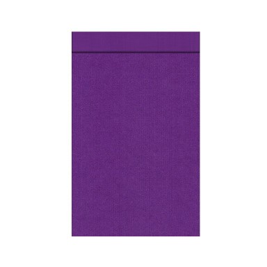 Gift bags with 2 cm flap, outside and inside solid violet on strong narrow ribbed matte paper.
 