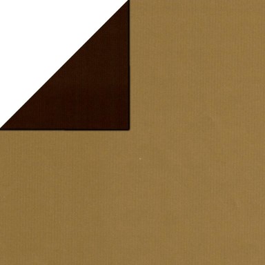 Gift paper on the front in solid gold, behind solid brown with pressed stripes, rolls of 50 meters, choose at least 4 articles in an assortment box.
 