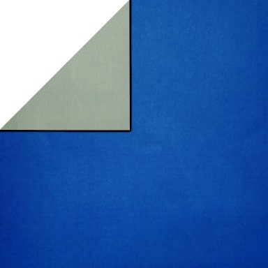 Gift wrapping paper one side azure and one side mint on strong, very smooth matte paper.
 
