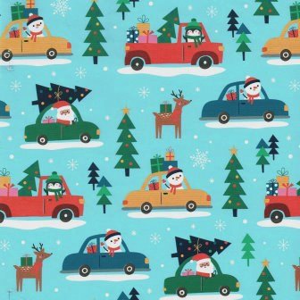 Christmis wrapping paper on glossy white paper. 
 