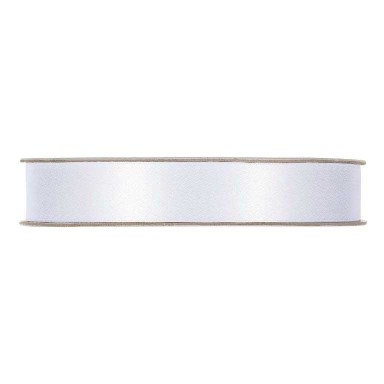 Satin ribbon white
 