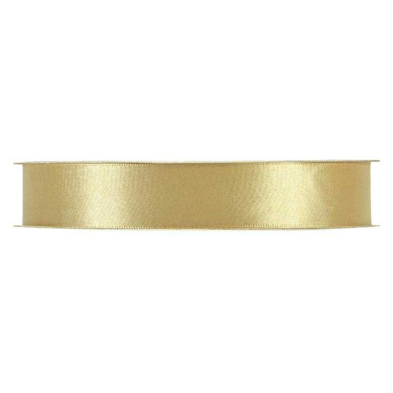 Satin ribbon bronze gold
 