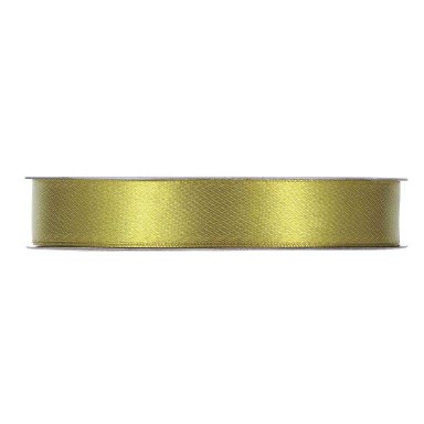 Satin ribbon olive green.
 