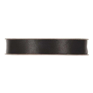 Satin ribbon black.
 