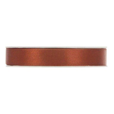 Satin ribbon rust red.
 
