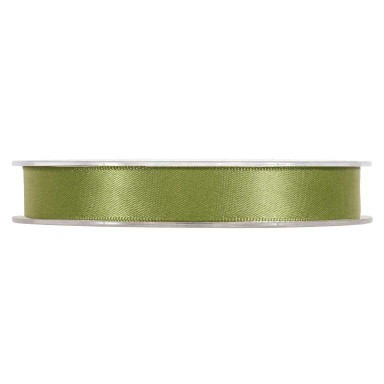 Satin ribbon dark olive green.
 