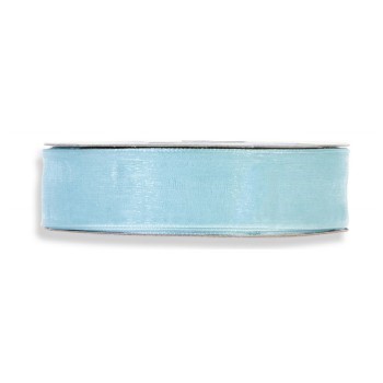 Organza ribbon sky blue
 