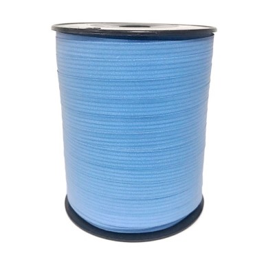 Curling ribbon kraft look light blue
 