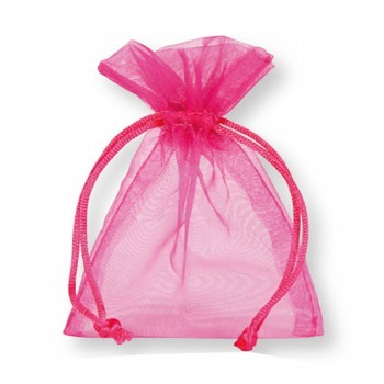 Organza gift bag pink.
 