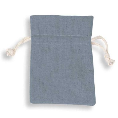 Luxurious and sturdy cotton gift bags in sky blue.
 