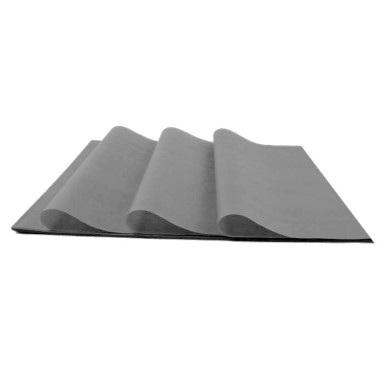 Grey tissue paper, quality mg 17 grams colourfast.
 